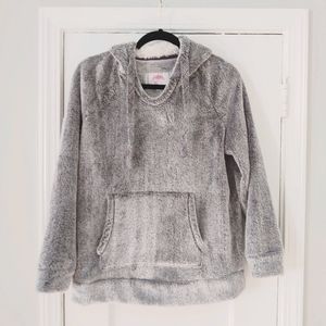 BNWOT NEVER WORN szS GRAY Plush Hooded Sweatshirt